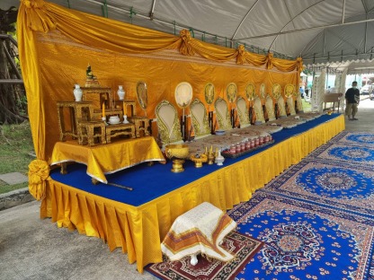 รับจัดงานพิธีทางสงฆ์ - เจ๊แมว เต็นท์เช่า บางเขน